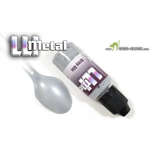 True Earth TEWM03 W Metal Paint - Grey Alu (19ml)