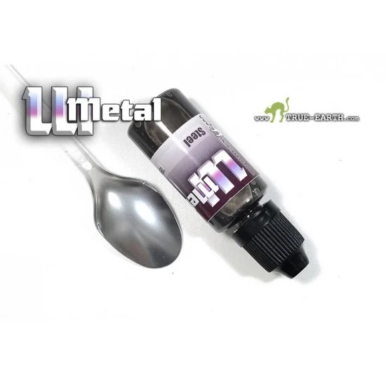 True Earth TEWM06 W Metal Paint - Steel (19ml)
