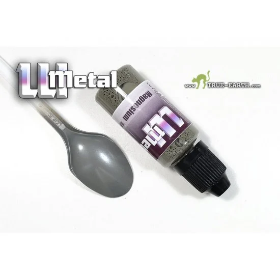 True Earth TEWM08 W Metal Paint - Magnesium (19ml)