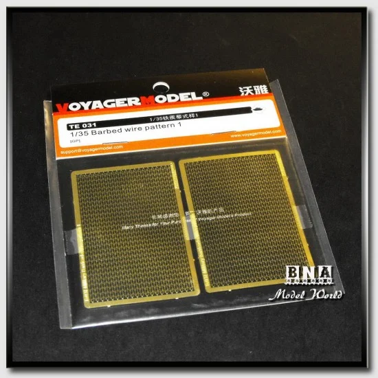 Voyager TE031 1/35 Military Barbed Wire Pattern 1 (for all) - Scenics & Diorama