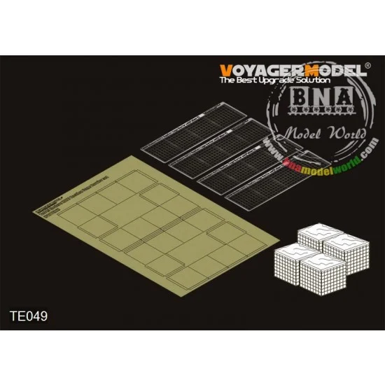 Voyager TE049 1/35 Modern NATO Bastion Cage Barrier Set (Pattern 2) - Scenics & Diorama