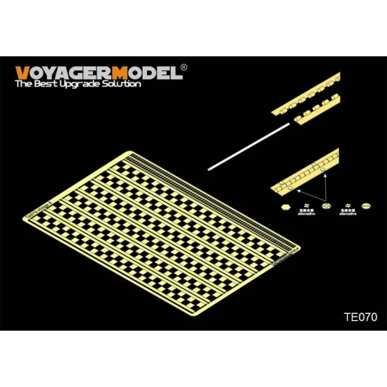Voyager TE070 Hinges 4 (Large) for General Use - Military Vehicles & Tanks