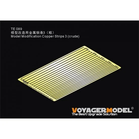 Voyager TE089 Metal Copper Strip for Model #3 #Thick (1pc) - Hobby Tools & Supplies