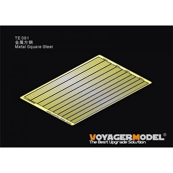 Voyager TE091 Metal Square Steel (1pc) - Hobby Tools & Supplies