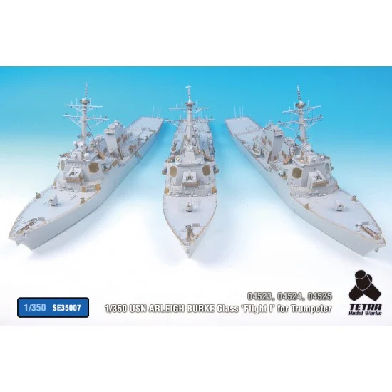 Tetra Model Works SE-35007 1/350 USN Arleigh Burke Class "Flight I" Detail-up Set for Trumpeter #04523/04524/04525