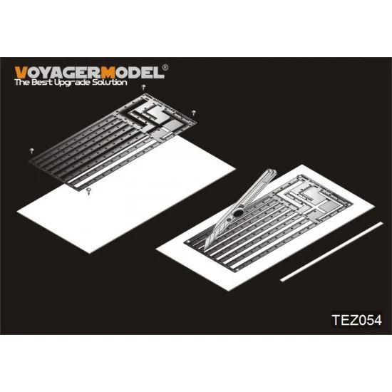 Voyager TEZ054 Plastic Stripe Cutting Template for general use - Hobby Tools & Supplies