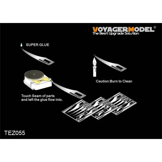 Voyager TEZ055 Stainless Super Glue Applicators Vol.2 for general use - Hobby Tools & Supplies