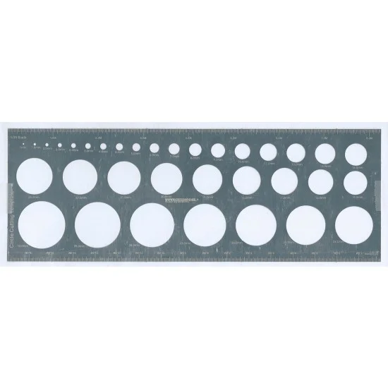 Voyager TEZ059 Circle Cutting Template for Universal Use - Hobby Tools & Supplies