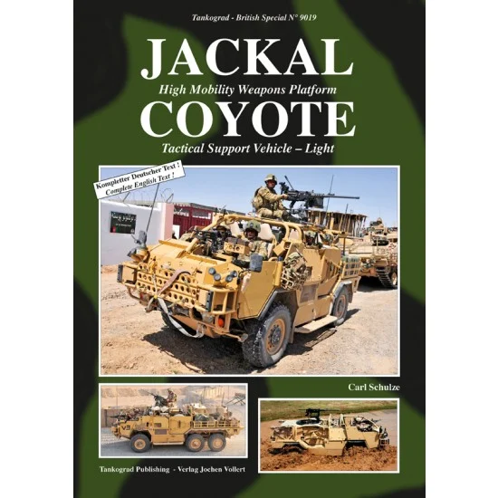 Tankograd Publishing GB9019 British Vehicles Special Vol.19 Jackal, Coyote: Weapons Platform & Tactical Support - Modelling Publication