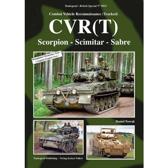 Tankograd Publishing GB9033 British Vehicles Special Vol. 33 CVR(T) Scorpion - Scimitar - Sabre (64 pages, English)