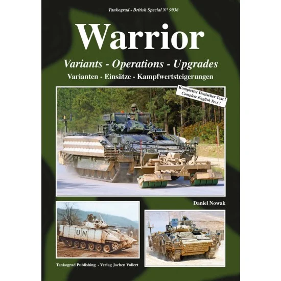 Tankograd Publishing GB9036 British Special Vol.9036 Warriar Variants and Upgrades (64 pages, English) - Modelling Publication