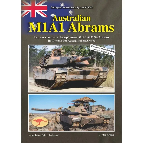 Tankograd Publishing INT8008 International Special Vol.8 Australian M1A1 Abrams (English, 64 pages) - Modelling Publication