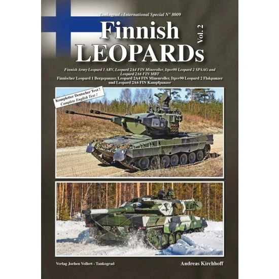 Tankograd Publishing INT8009 International Special Vol.9 Finnish LEOPARDs Vol. 2 (English, 64 pages) - Modelling Publication