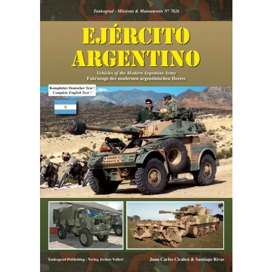 Tankograd Publishing MM7026 Missions & Manoeuvres Vol.26 Ejercito Argentino: Vehicles of Modern Argentine (English) - Modelling Publication