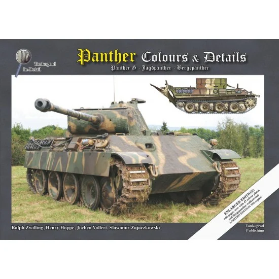 Tankograd Publishing PantherCol PANTHER Colours and Details: Panther G, Jagdpanther, Bergepanther (136 pages) - Modelling Publication