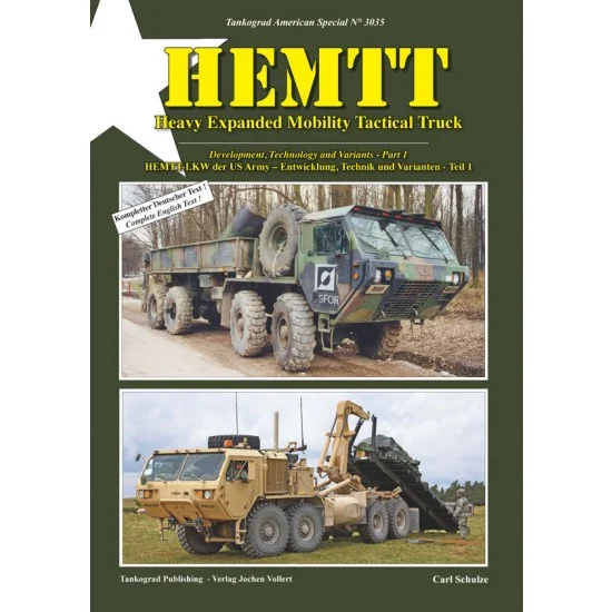 Tankograd Publishing US3035 US Army Special Vol.35 HEMTT Truck Development, Technology & Variants Part.1 (English) - Modelling Publication