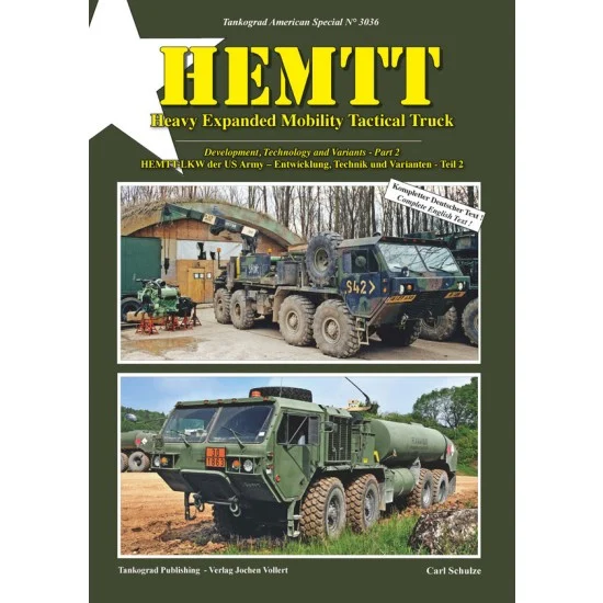 Tankograd Publishing US3036 US Army Special Vol.36 HEMTT Truck Development, Technology & Variants Part.2 (English) - Modelling Publication