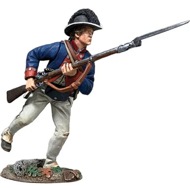 Wayne's Legion Infantryman Running No. 1 1/30 Figure William Britain 16109