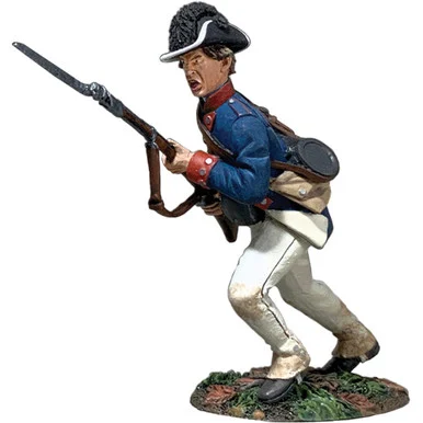 Wayne's Legion Infantryman Running No. 2 1/30 Figure William Britain 16110
