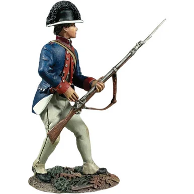 Wayne's Legion Infantryman Advancing, Loading 1/30 Figure William Britain 16119