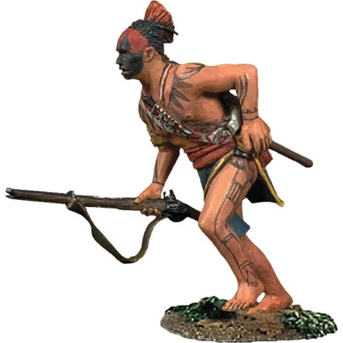 Native Warrior Running Barefoot 1/30 Figure William Britain 16124