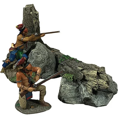 Native Warrior Ambush Set No. 3 1/30 Figure Set William Britain 16131