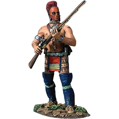 Native Warrior Walking with Caution 1/30 Figure William Britain 16104