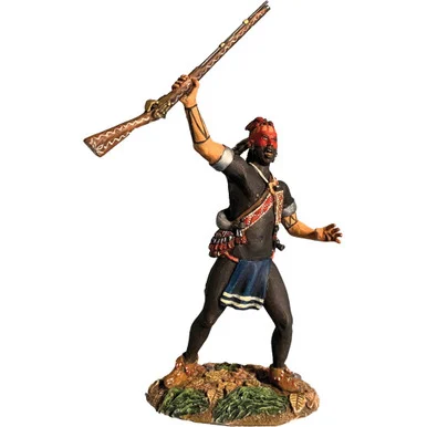 Native Warrior Yelling War Cry 1/30 Figure William Britain 16088