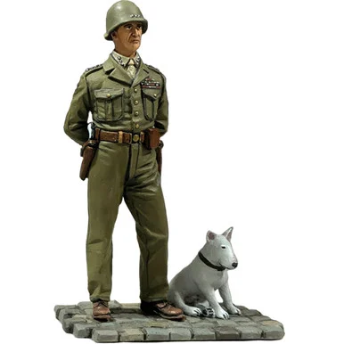 U.S. General George S. Patton and Willy (1944) 1/30 Figure William Britain 10120