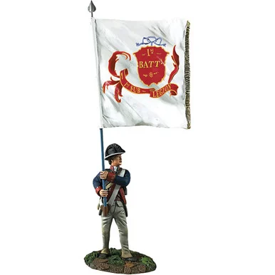 Wayne's Legion Infantry Ensign 1/30 Figure William Britain 16133