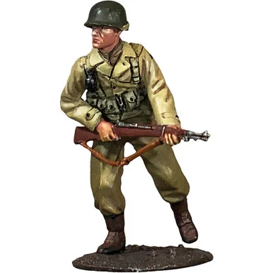 U.S. Infantry Advancing 1/30 Figure William Britain 25194