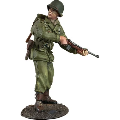 U.S. Infantry Officer Looking Around Corner 1/30 Figure William Britain 25189