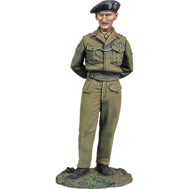 Field Marshall Bernard Montgomery 1/30 Figure William Britain 10080