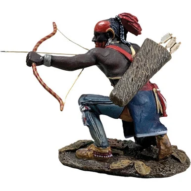 Native Kneeling with Bow and Arrow William Britain 16116
