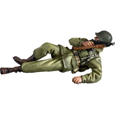 U.S. Infantry Officer Prone 1/30 Figure - William Britain