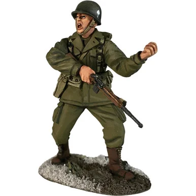 U.S. 101st Airborne Officer Directing Movement 1/30 Figure William Britain (25067)