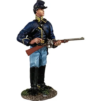 Union Cavalry Trooper Loading Carbine 1/30 Figure - No. 2 William Britain (31431)