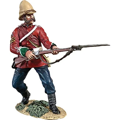 24th Foot, Sergeant Bourne with Bayonet 1/30 Figure William Britain (20212)
