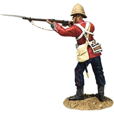 24th Foot Standing Firing 1/30 Figure William Britain (20187)