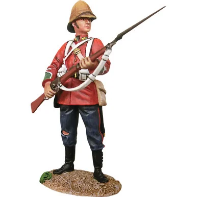 24th Foot Standing Alert 1/30 Figure William Britain (20214)