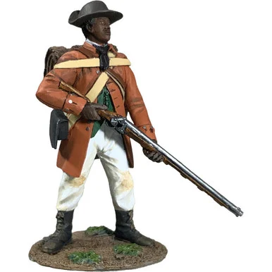 Black Militiaman of the Spartanburg 1/30 Figure William Britain (16108)