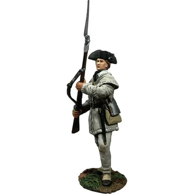 Continental Line in Hunting Shirt Alert 1/30 Figure William Britain (16137)