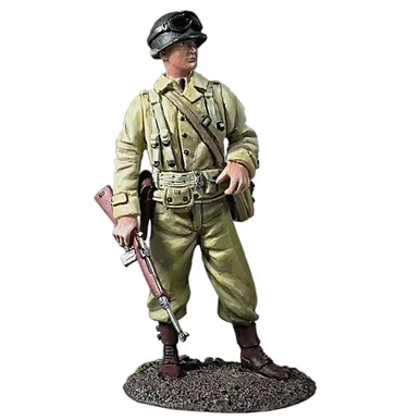 Armored Infantry Officer with M1 Carbine 1/30 Figure William Britain (25271)