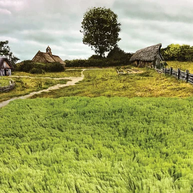 SPRING MEADOW GRASS MAT 32"X 12" William Britain (80003)