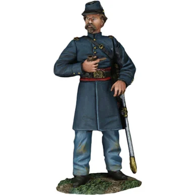 Federal Company Officer With Pipe 1/30 Figure William Britain (31369)