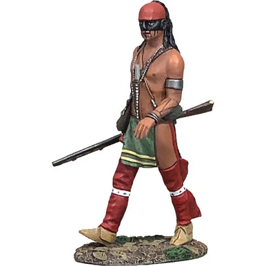 "Along the Deer Trail" Native Warrior Walking William Britain (16172)