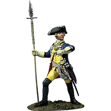 Hessian Leib Infantry Regiment Officer, 1776 1/30 Figure WILLIAM BRITAIN (16178)