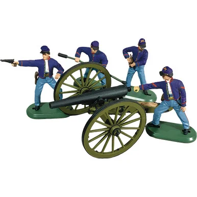 3 Inch Rifle Cannon w Union Crew 1/32 Plastic Figure Set WILLIAM BRITAIN (52107)