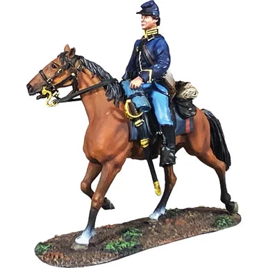 Union Cavalry Trooper at the Trot 1/30 Figure WILLIAM BRITAIN (31439)
