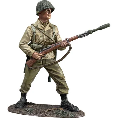 U.S. Infantryman with Grenade Launcher, 1944-45 1/30 Figure WILLIAM BRITAIN (25305)